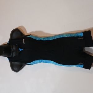 Zoot cycling triathlon bib with zip bralette size M